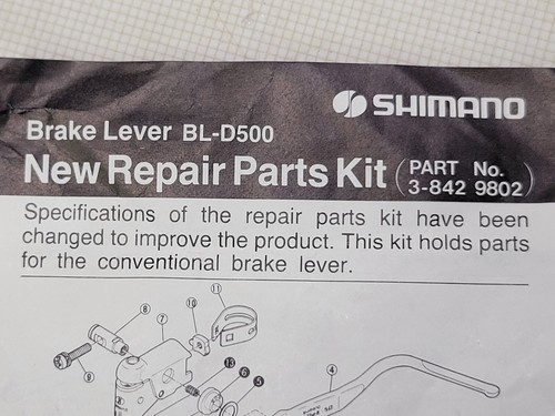 Shimano BL-D500 brake lever repair kit for vintage road bikes touring bicycles - Picture 5 of 7