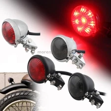 Motorcycle Tail Light Red LED Stop Brake Taillight for Chopper Bobber Cafe Racer