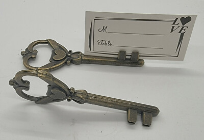 20 Multi-Function Key Bottle Opener Place Card Holder Wedding Party Favor Decor 