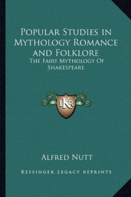 Popular Studies in Mythology Romance and Folklore: The  - Paperback NEW Nutt, Al