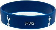 TOTTENHAM HOTSPUR FC RUBBER SILICONE BRACELET SPURS WRISTBAND size fits all THFC