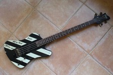 Nikki Sixx Stage Played & Signed Motley Crue Schecter Bass Guitar 7/14/2022 Ohio