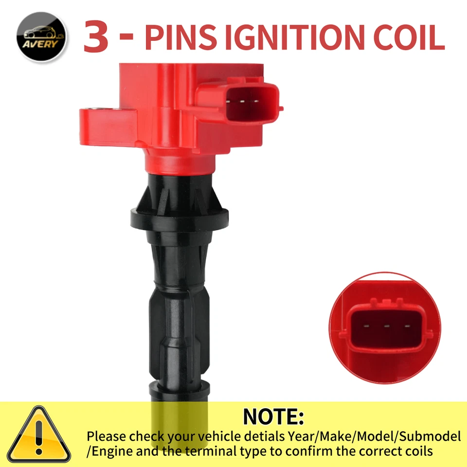 4 bujías de iridio de bobina de encendido de rendimiento para Mazda 3 MX-5 Miata CX-7 UF540 Foto 4 de 4