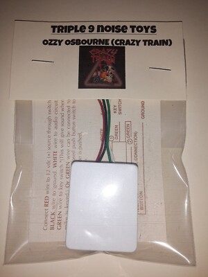 CB NOISE-TOY! (LISTEN) OZZY OSBOURNE CRAZY TRAIN SOUND  MODULE