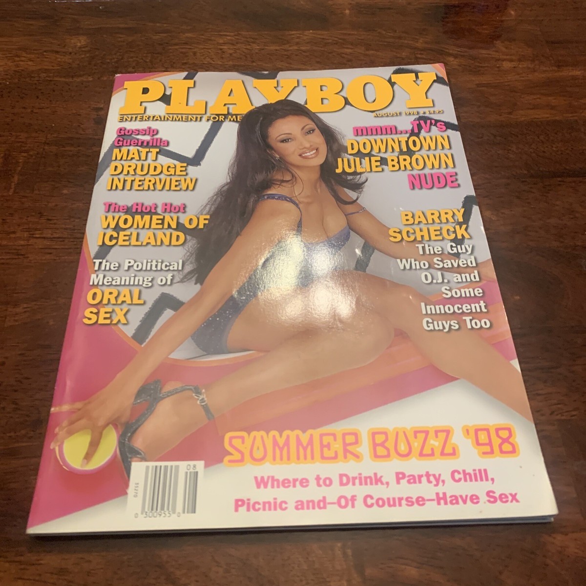 Playboy Magazine August 1998 Angela Little centerfold, Downtown Julie Brown  | eBay