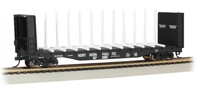 Spur H0 - Bachmann 52' Centerbeam Flatcar Northern Pacific - 12904 NEU