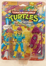 1991 Vintage TMNT Zak The Neutrino Action Figure NEW All Items Ship For $8