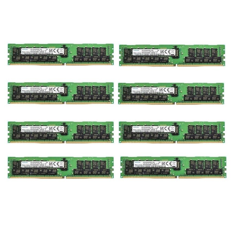 SAMSUNG 32GB PC4-2666V DDR4 REG ECCメモリ8枚 SAMSUNG 32GB PC4-2666V-R REGISTERED ECC 2RX4 MEMORY RDIMM