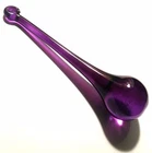 Raindrop Glass Crystals 100MM Purple - 10 PC  (P136)