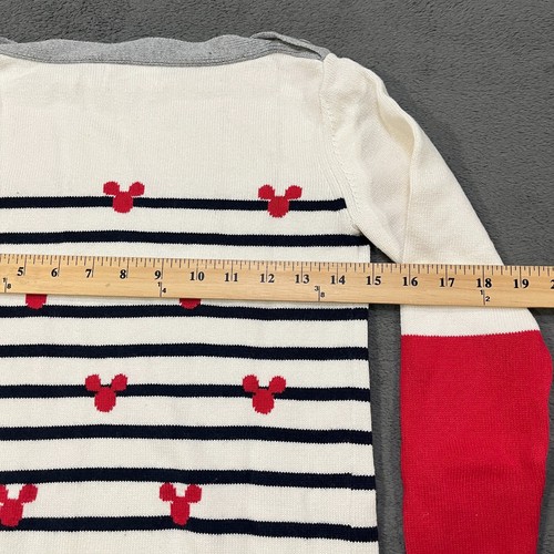 Gap Disney Mickey Mouse Stripes Sweater Long Sleeve Dress Shirt Kid's Size L - Picture 4 of 6