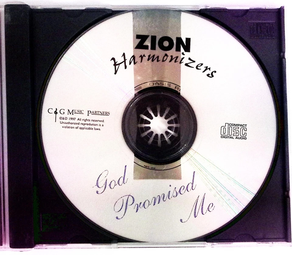 ZION HARMONIZERS   GOD PROMISED ME   C&G MUSIC PARTNERS     CD 4920 - Image 4 of 4