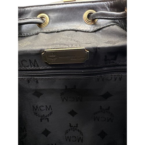 MCM Black Quilted Leather Stark Backpack - Picture 10 of 15