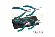 Pinze tronchesi acciaio 4 pz astuccio orafo Plier Set Stainless Steel tool watch