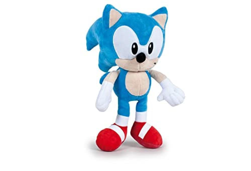 Sonic The Hedgehog - SEGA- Peluche, Colore Cranberry, 1 - NUOVO