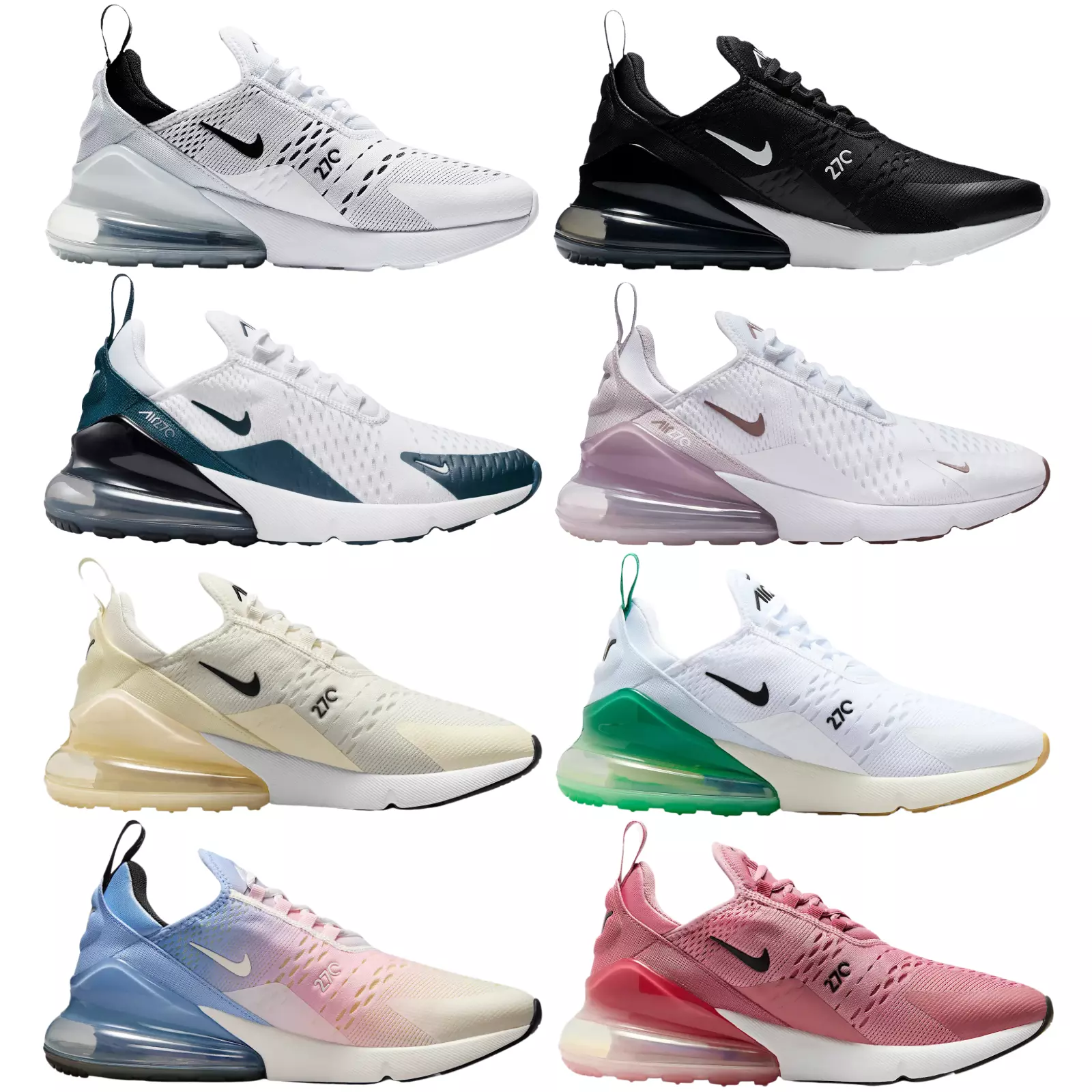 NEW Nike AIR MAX 270 Women's Casual Shoes ALL COLORS US NEW Nike AIR MAX 270 Women's Casual Shoes ALL COLORS US