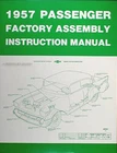 1957 Chevy Factory Assembly Manual Bel Air Nomad 150 210 Chevrolet Car