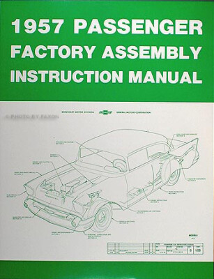 #ad 1957 Chevy Factory Assembly Manual Bel Air Nomad 150 210 Chevrolet Car $25.00