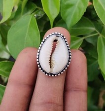 Sea Shell Handmade Designer Ring 925 Silver Gift For Love All Size Ring