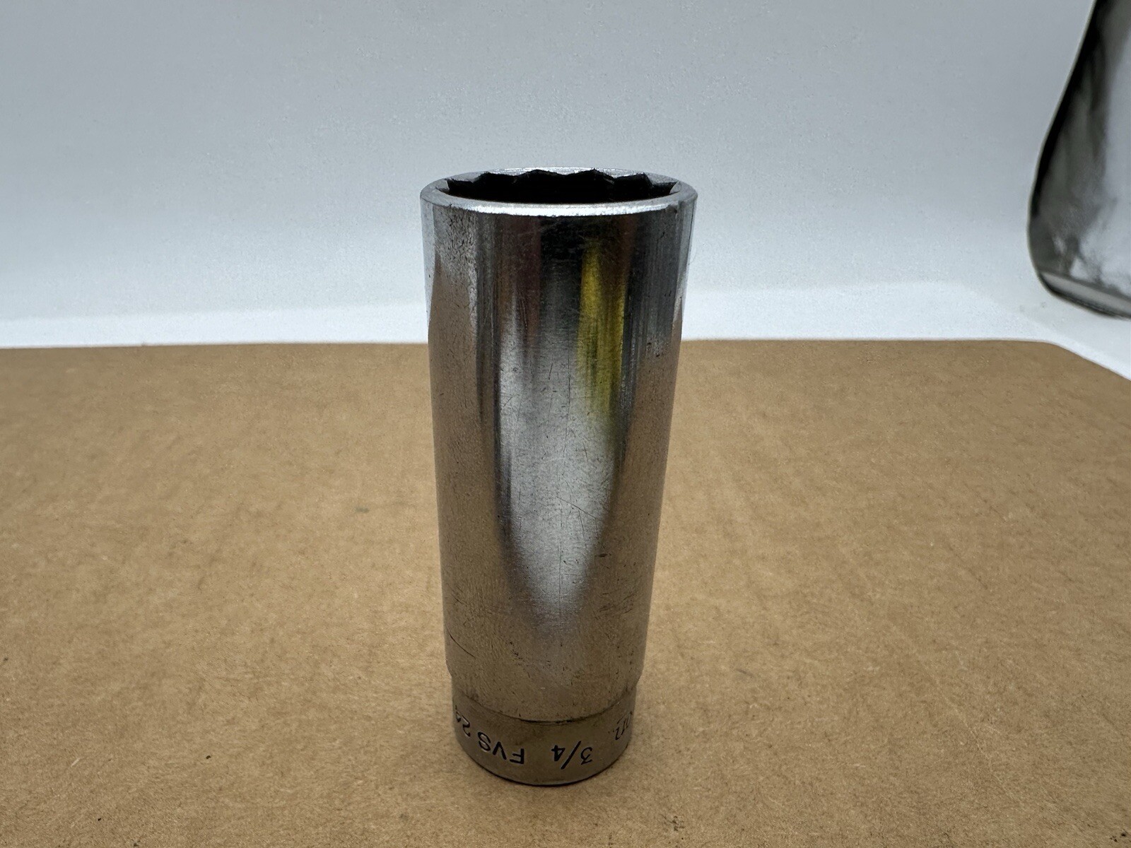 Snap On FVS241 3/8 Drive 3/4"12 Point Deep Socket Underline Logo Made in USA VGC