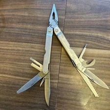 LEATHERMAN SUPER TOOL Multi-Tool Pocket Knife Original Vintage Pat Pend 0995