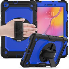 Shockproof Case Shoulder Strap Rotatable Stand For Samsung Galaxy Tab A 8.0 2019