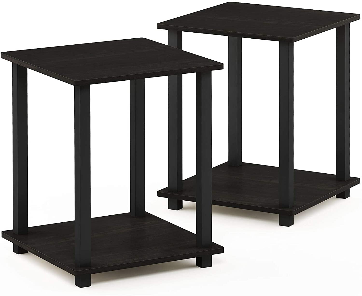 Nightstand End Tables Bedroom Furniture Shelf Drawer Black Shipping For Sale Online Ebay
