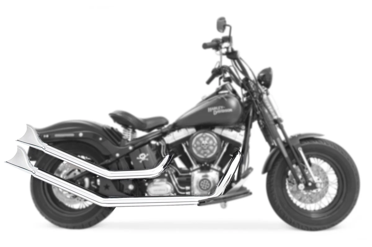Softail deluxe on sale fishtail exhaust