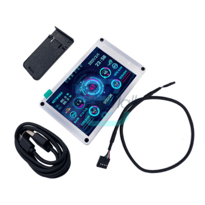 3.5'' IPS Screen Computer Temperature Monitoring CPU GPU RAM HDD for Raspberry Pi