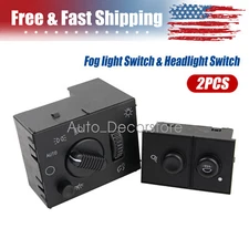 Headlight Switch & Fog Light Switch For 2003-2007 Chevy Silverado GMC Sierra
