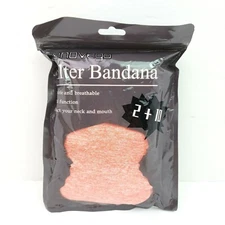 Genovega Filter Bandana Durable Breathable Pink Protect Neck & Mouth Neck Gaiter