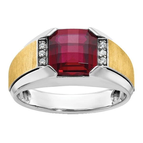 Joyería de granate para hombre