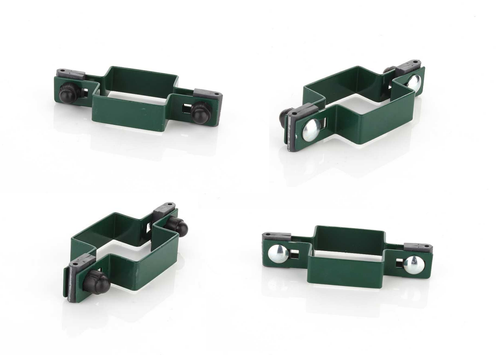 Morsetto centrale quadrato SET 50x50mm per filo FI4mm morsetto di collegamento verde - Foto 4 di 7