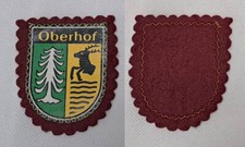 NRD Plecak-Naszywka Pamiątka, Oberhof Turyngia Herb Filc, Używany 7046