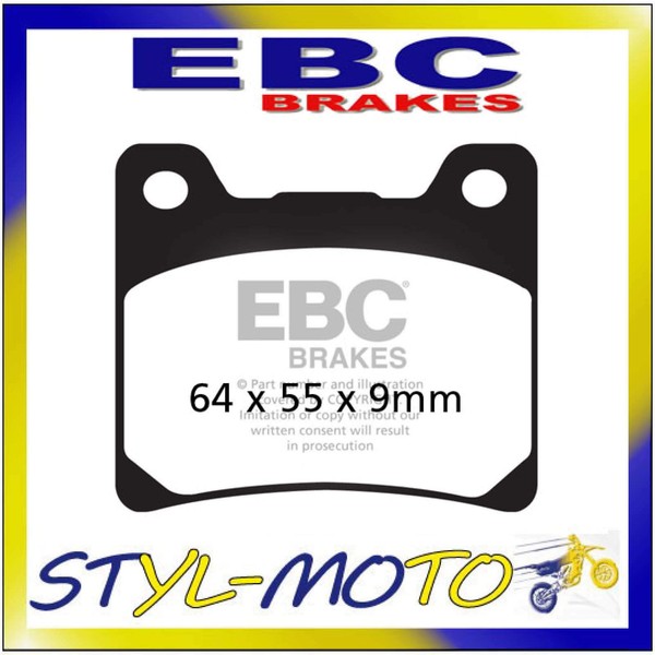 FA088HH Sintereite BremsbelÄGe Hinten EBC Yamaha XJ 900 F 1983-1994-image
