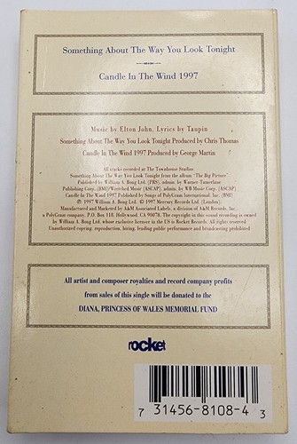 Elton John - Cassette Single - Candle In The Wind - Picture 2 of 6
