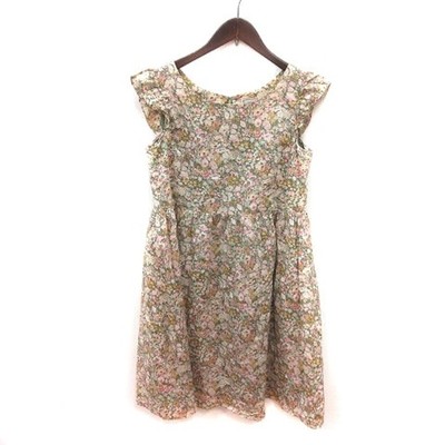 Anatolie ANATELIER Knee Length Floral Short Sleeve 38 Multi Color 