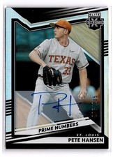 2022 Panini Elite Extra Edition Pete Hansen #97 /205 Silver Foil Auto Cardinals 