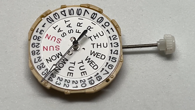 Watch Quartz Movement Sunon SP25DD-3 sweep Seconds Hand Day & date