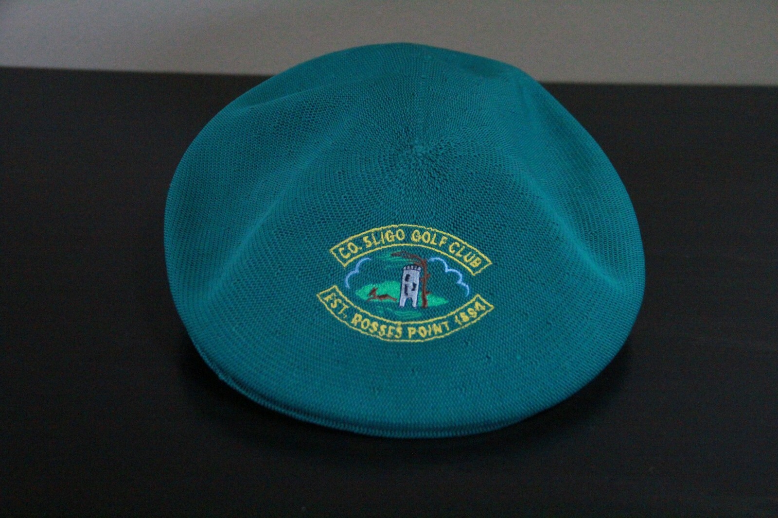 Vintage County Sligo Golf Club Ireland Kangol Beret Green Hat Size Medium image 4