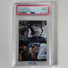 Shohei Ohtani 2013 Calbee Rookie Card PSA 8 D-07 First Draft Baseball Japan