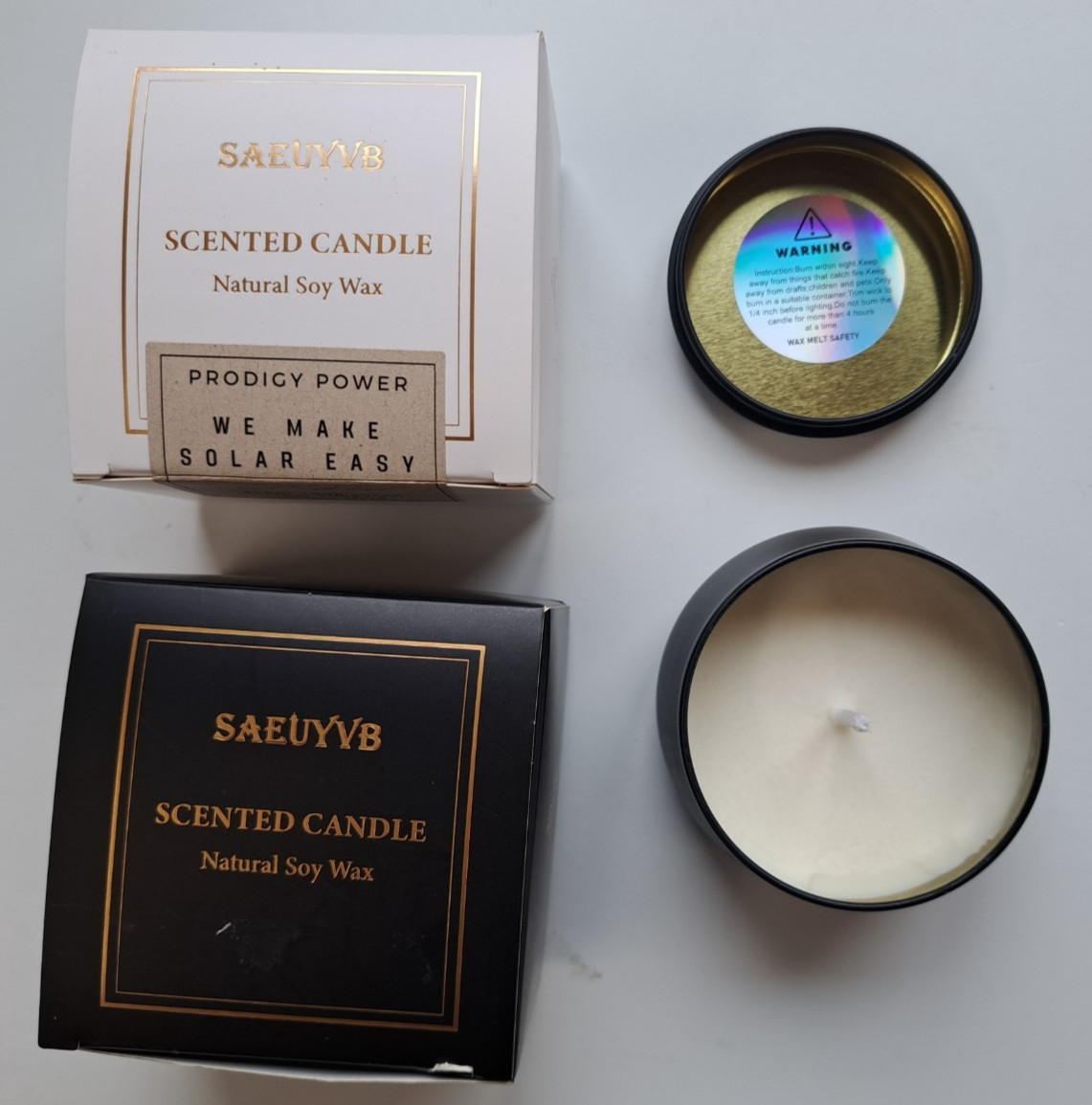 SAEUYVB NATURAL SOY WAX  CANDLE  4 OZ