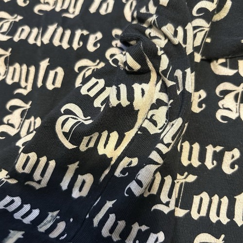 Vtg 00s Y2K Long Sleeve Juicy Couture Tee Shirt “Joy To Couture” Size M Spellout - Picture 6 of 9