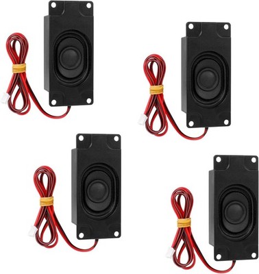 4 Stück Mini Lautsprecher 3 Watt 8 Ohm Mit JST-PH2.0 2 Pin Schnittstelle für A