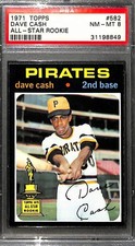 1971 Topps #582 Dave Cash PSA 8 NM-MT 31198849 