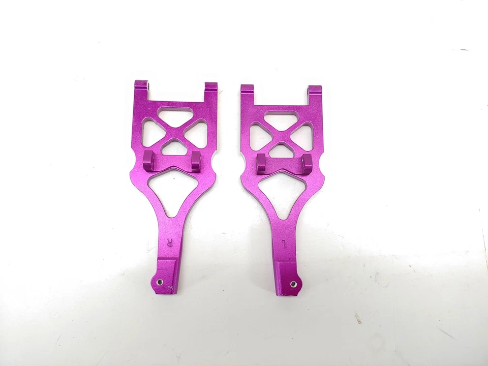 *RARE* DYNAMITE ALUMINUM LOWER SUSPENSION ARM SET FOR TRAXXAS T-MAXX (PURPLE) - Image 2 of 4