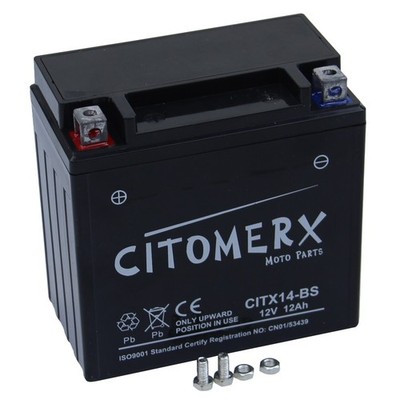 BATTERIE Gel-Batterie ETX14-BS für BMW K 1200 S Typ K40 Bj. 2005-2008