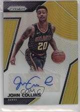 2017-18 Panini Prizm Rookie Signatures Gold /10 John Collins #RS-JC Auto RC