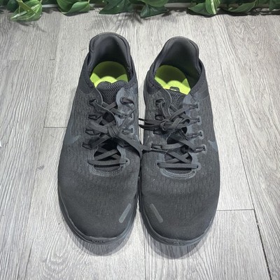 Nike Free RN 2018 Black/Anthracite Men's Running Shoe Size 10