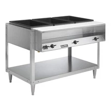 Vollrath 38103 ServeWell® Electric Three Pan Sealed Well Hot Food Table - 120V