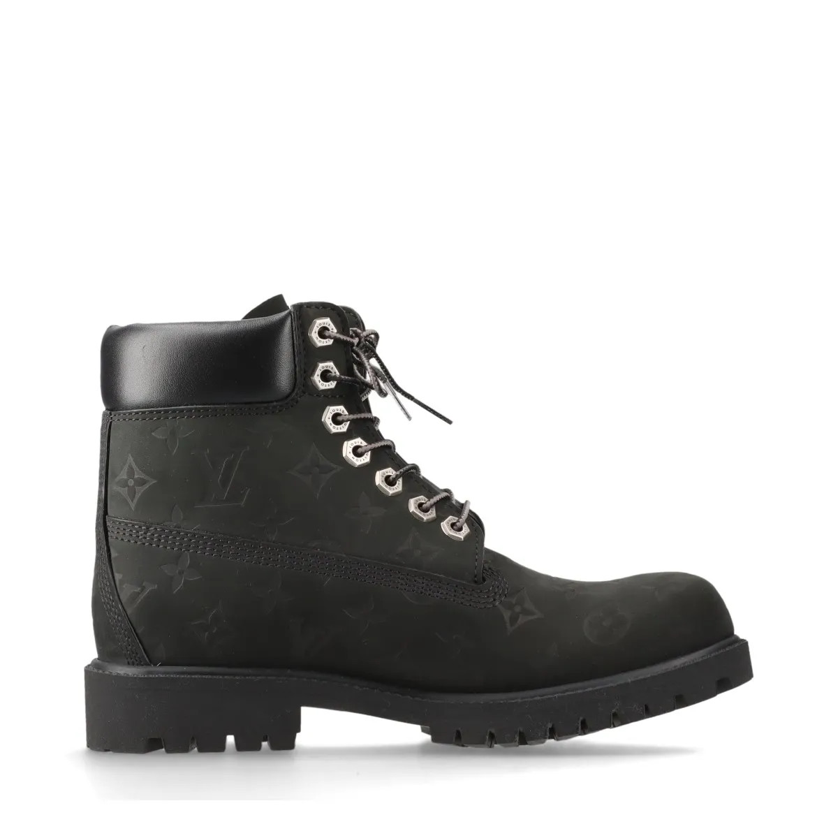 Vuitton x Timberland 24 years Nubuck x leather Short Boots 8